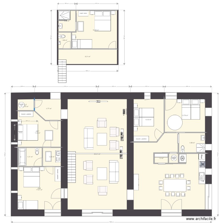 gite 14 02 2019 e. Plan de 0 pièce et 0 m2