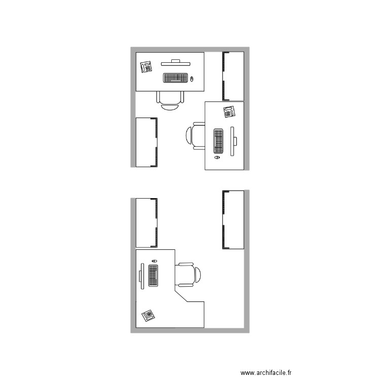 Bureau test 2 BIS BIS. Plan de 0 pièce et 0 m2