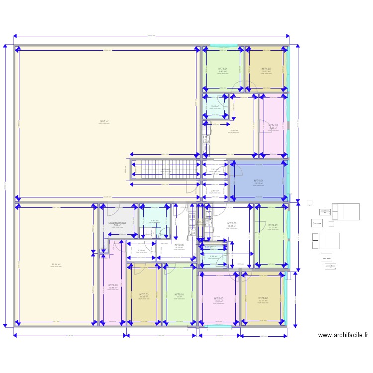 GE85 N70 N71 N74 N75. Plan de 0 pièce et 0 m2