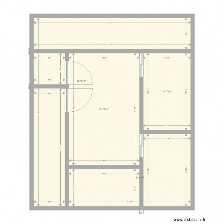 Le Corbusier. Plan de 0 pièce et 0 m2