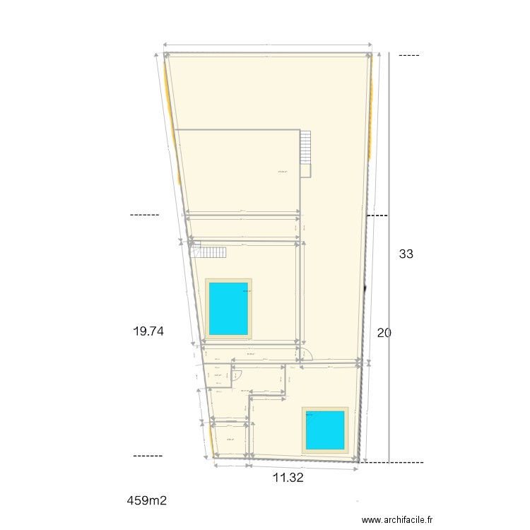 aderiva. Plan de 0 pièce et 0 m2