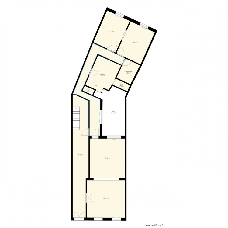 toulouse 44 RDC. Plan de 0 pièce et 0 m2