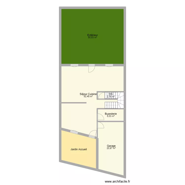 Plan maison Agen. Plan de 