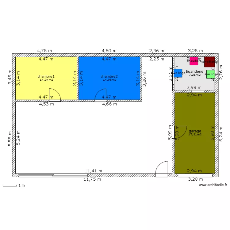 maison. Plan de maison. Plan de