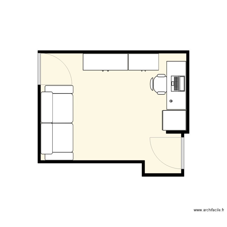 bureau ades. Plan de 0 pièce et 0 m2