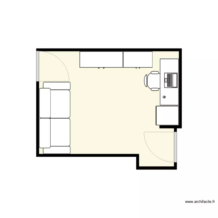 bureau ades. Plan de 