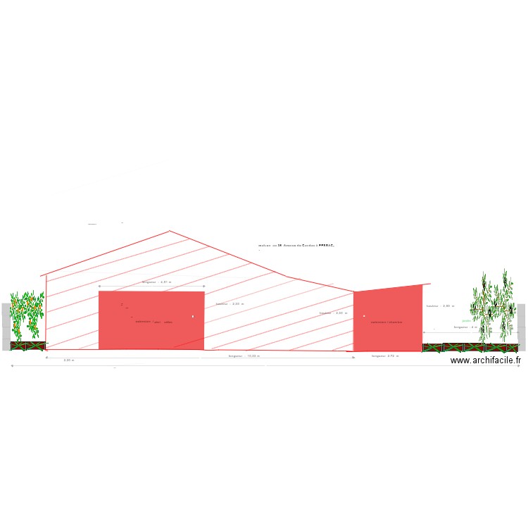 maison Bérengère coupe. Plan de 0 pièce et 0 m2