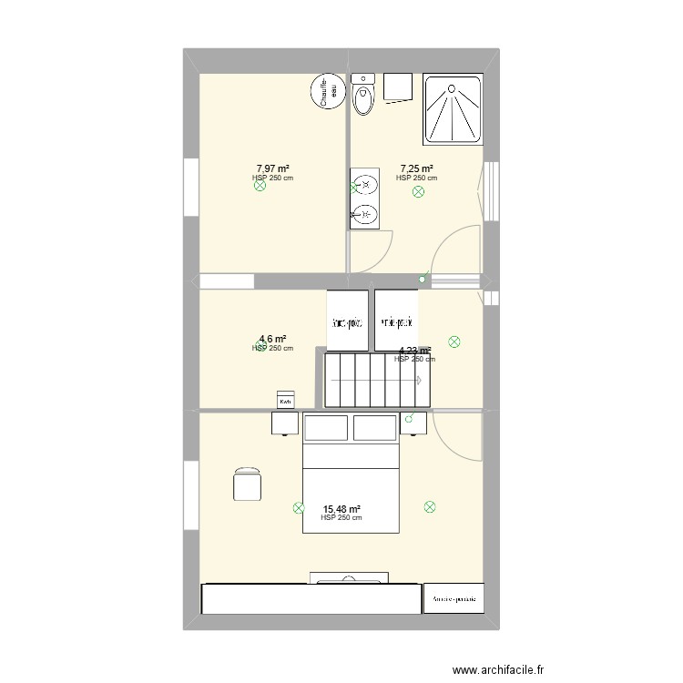 Combles3. Plan de 0 pièce et 0 m2