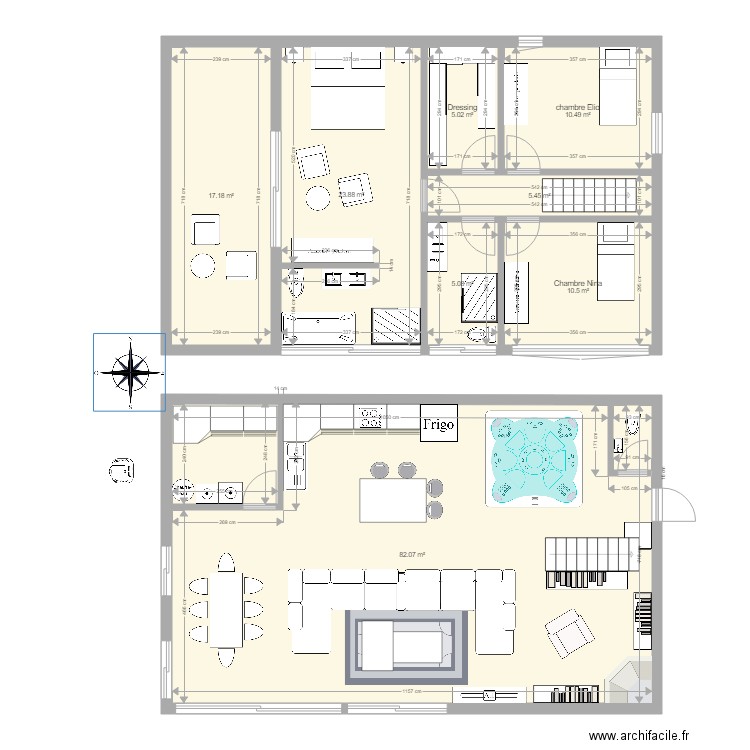 Maison Gérald SANS GARAGE. Plan de 0 pièce et 0 m2