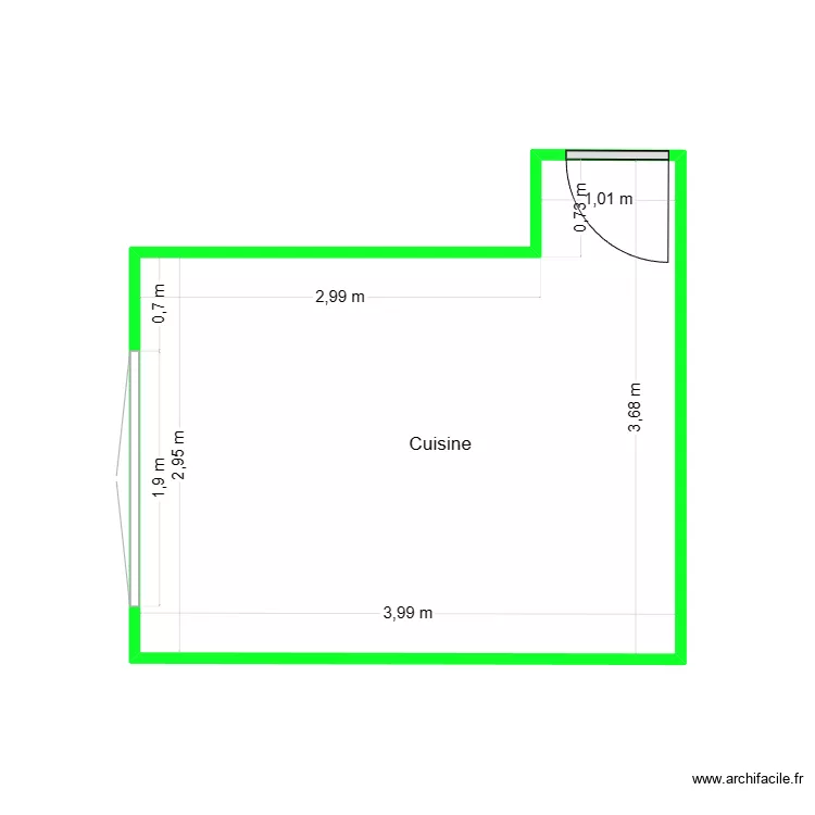 Cuisine Electrique. Plan de 