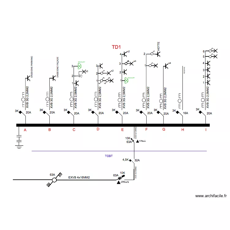 UNIFILAIRE CHEZ CLAUDIO. Plan de UNIFILAIRE CHEZ CLAUDIO. Plan de