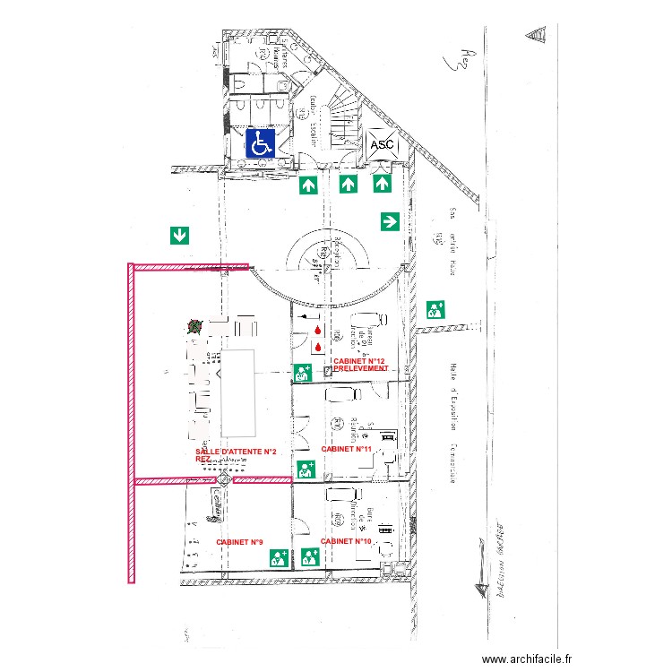 maison medical rez 3. Plan de 0 pièce et 0 m2