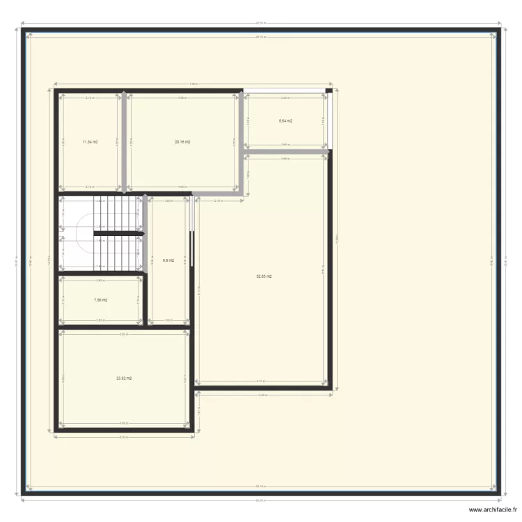 VILLA TYPE 01. Plan de 0 pièce et 0 m2