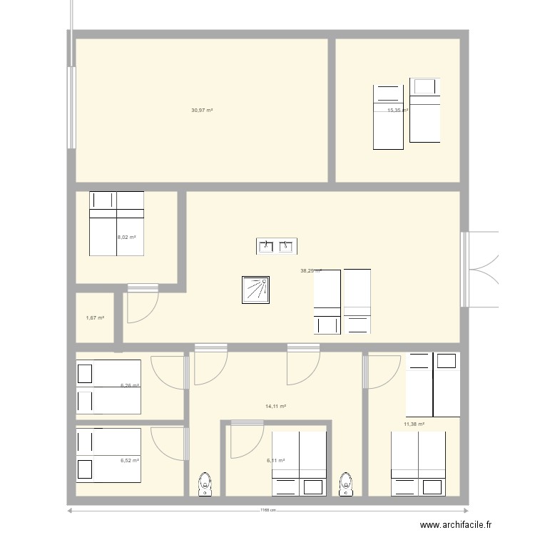 Grange 5. Plan de 0 pièce et 0 m2