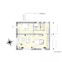 PG appart plain pied  pignon ouest 58m 1