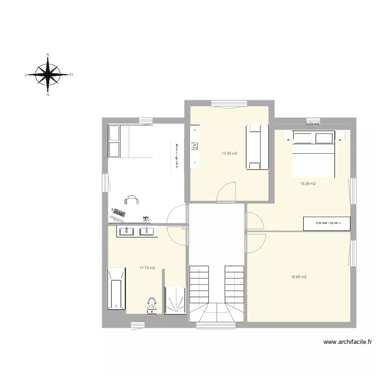 Maison Eckental etage. Plan de 