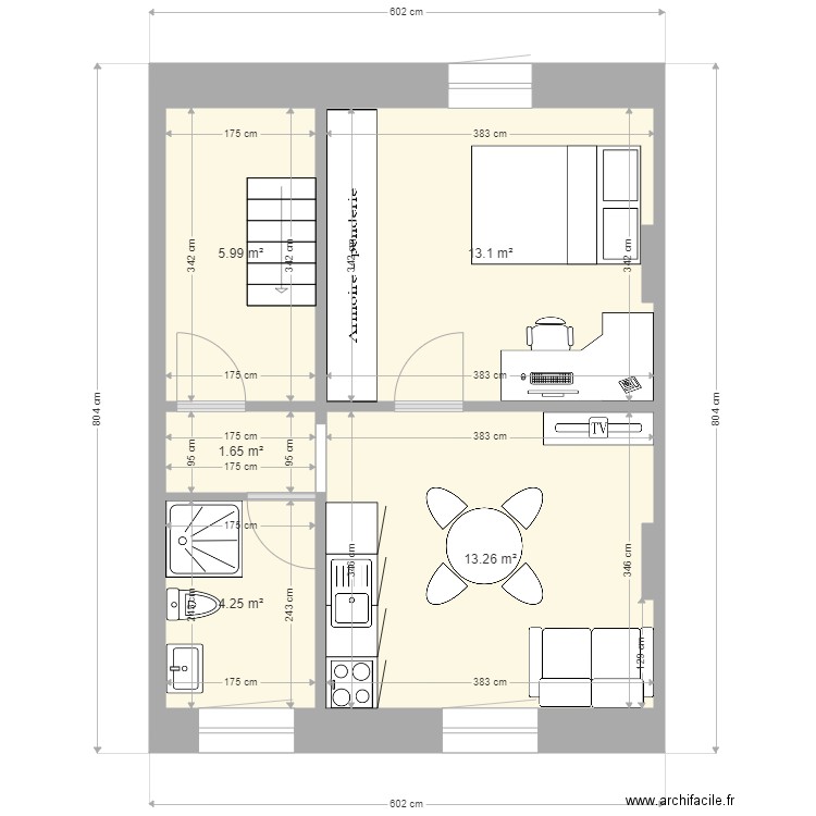 s128 1er AMENAGE. Plan de 0 pièce et 0 m2