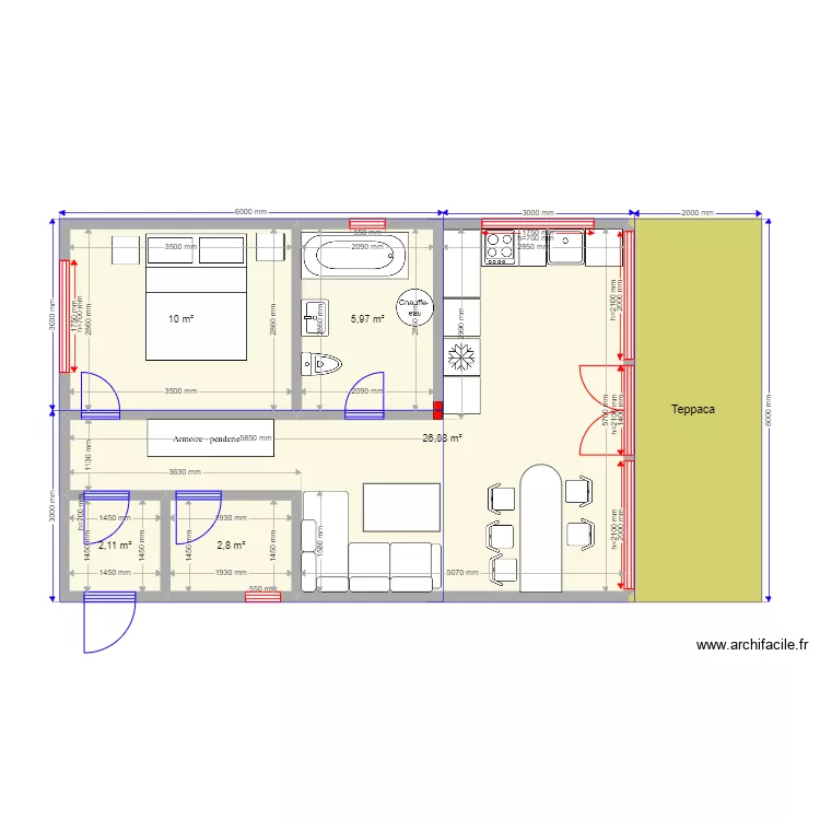 3ка Барн 1212. Plan de 