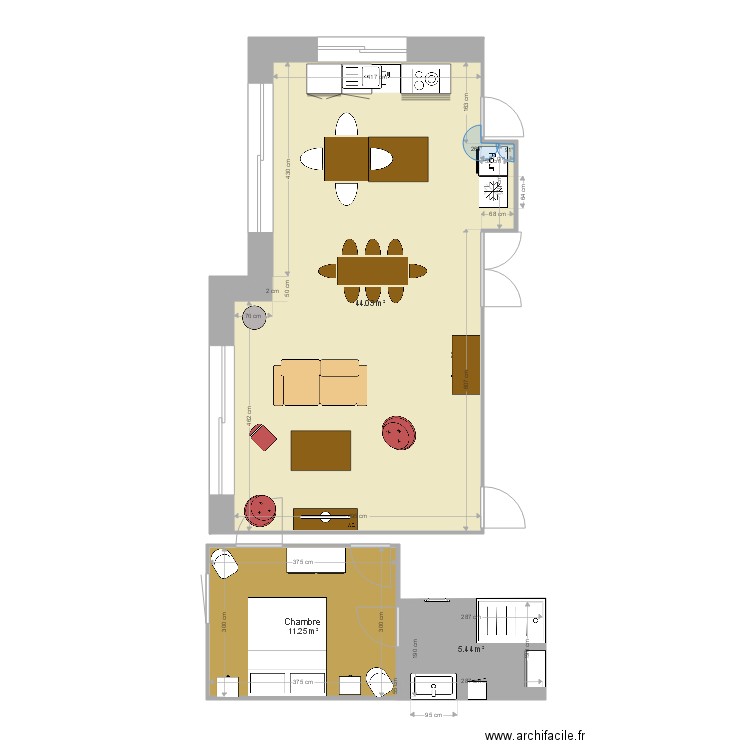 Maison neuve. Plan de 0 pièce et 0 m2