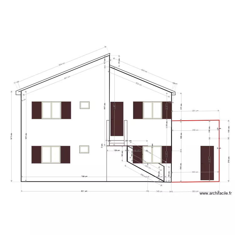 facade 4d. Plan de 
