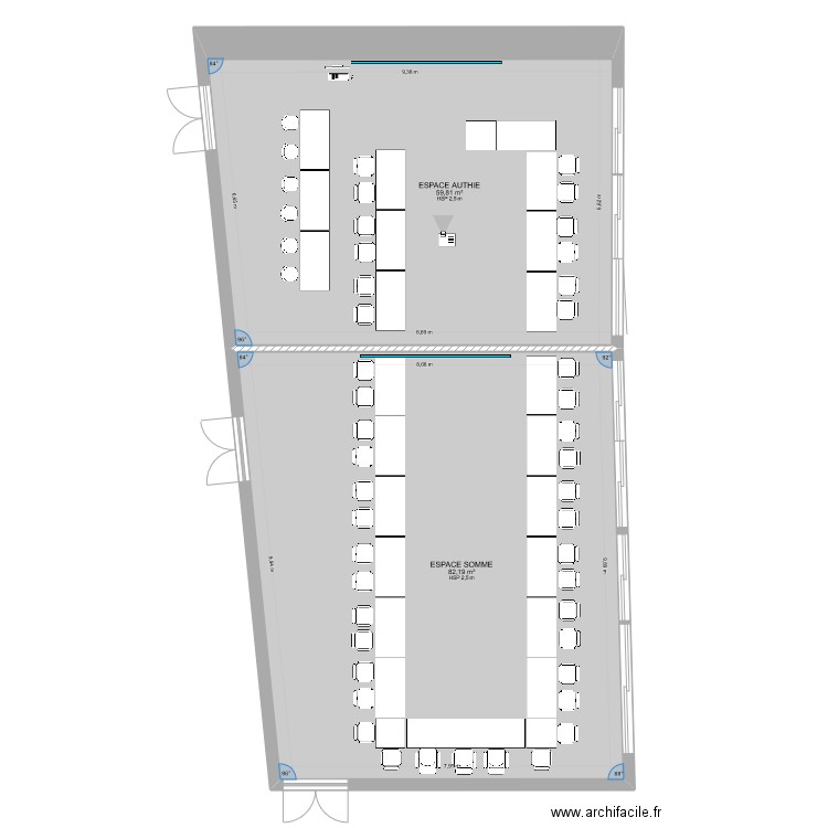 Salle Conseil 1er étage Agence de  l'Eau Artois Picardie eg. Plan de 0 pièce et 0 m2