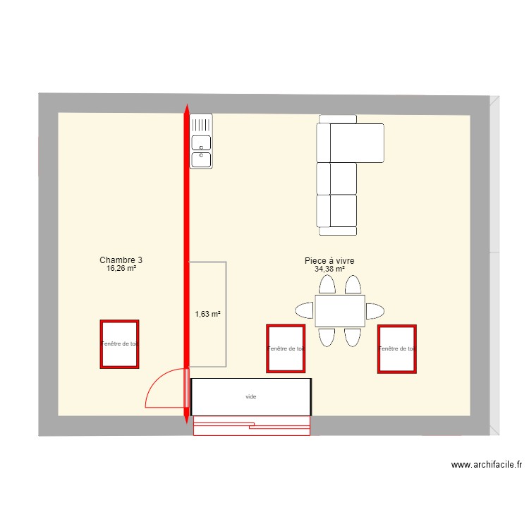 projet Molles. Plan de 0 pièce et 0 m2