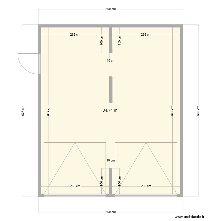 roaillan. Plan de 0 pièce et 0 m2
