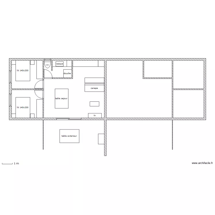 appartement. Plan de 