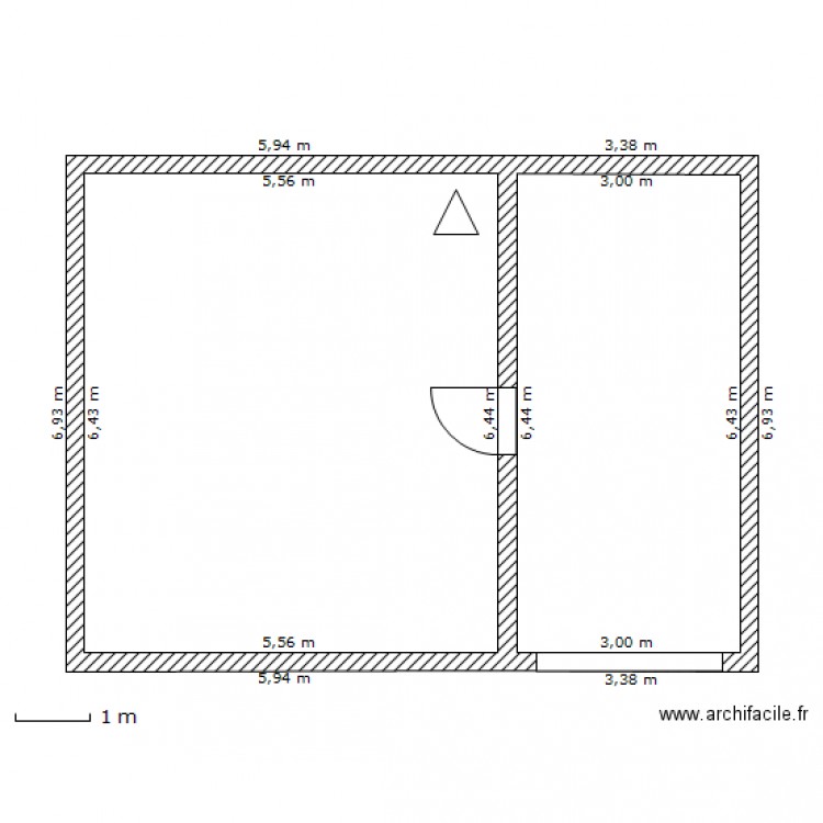 GARAGE TERRASE. Plan de 0 pièce et 0 m2