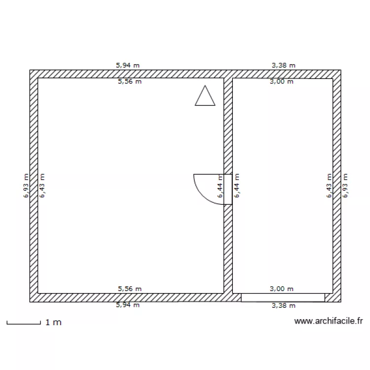 GARAGE TERRASE. Plan de 