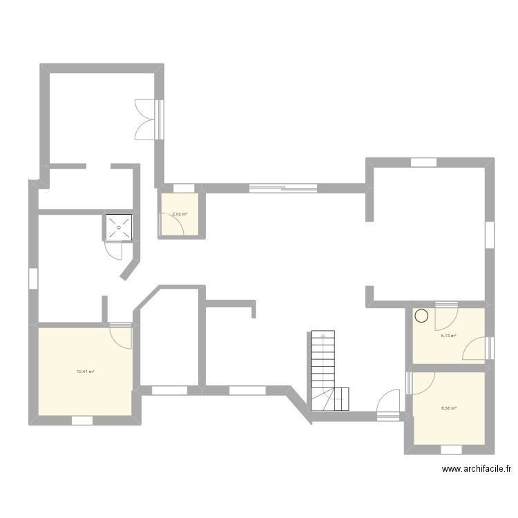 599. Plan de 4 pièces et 24 m2