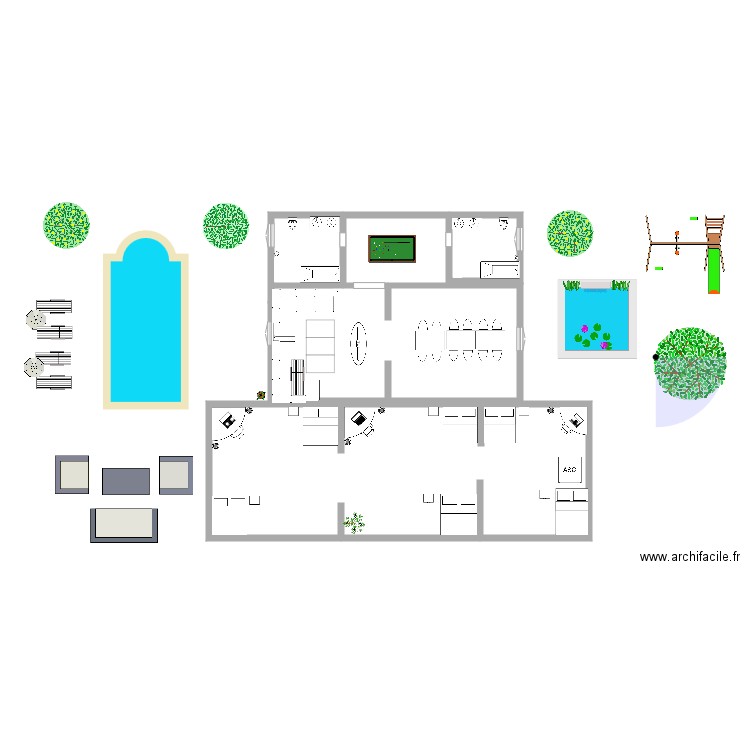 House Lilouanne 6b. Plan de 0 pièce et 0 m2