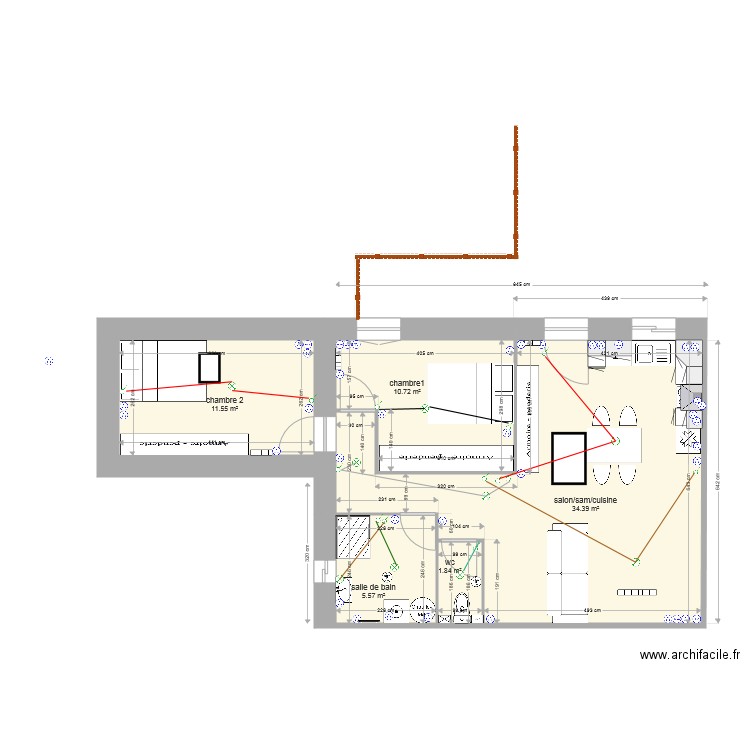 f4 dependance. Plan de 0 pièce et 0 m2