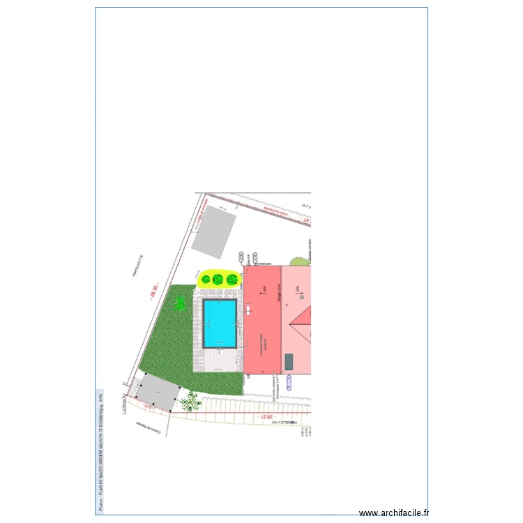 RESEAUX EAUX PLUVIALES . Plan de 0 pièce et 0 m2