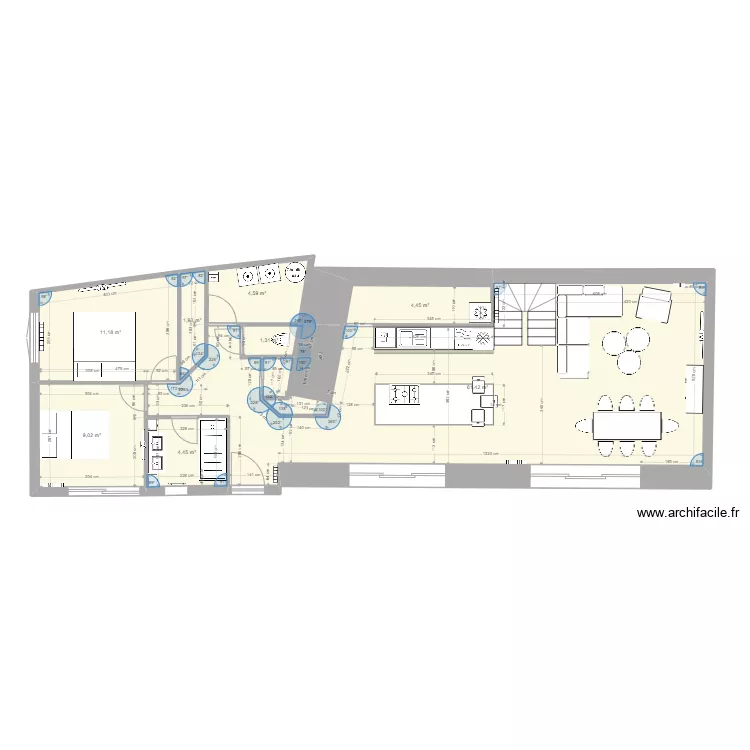 maison malville2. Plan de 