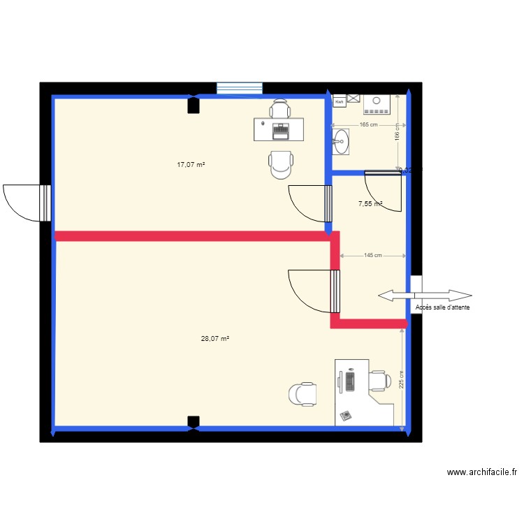 salle garage. Plan de 0 pièce et 0 m2