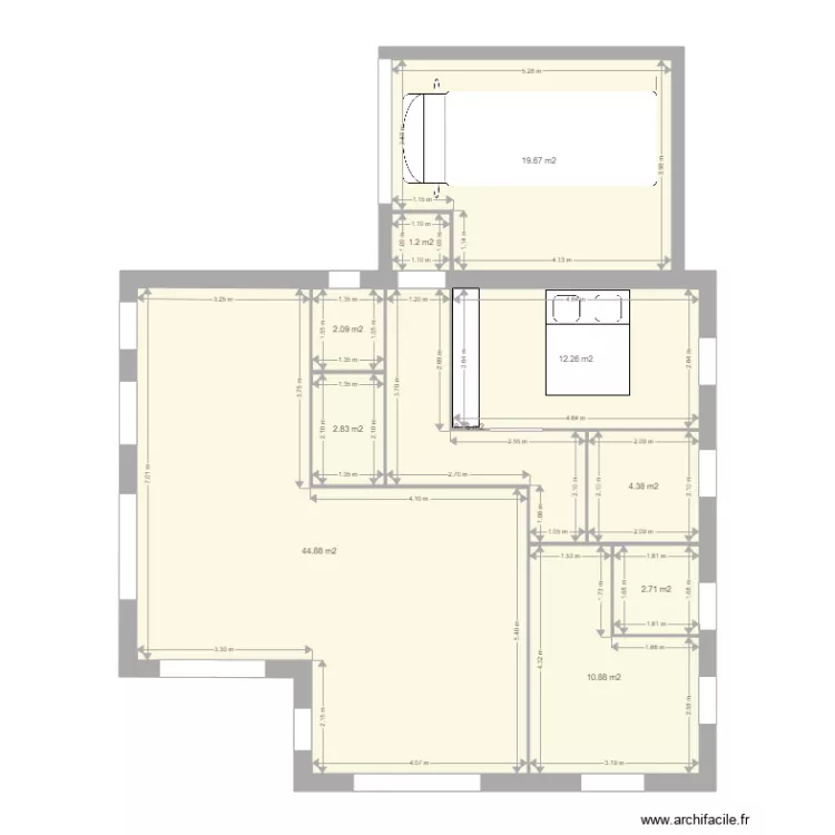 maison41. Plan de 