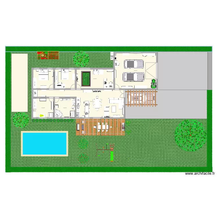 maison. Plan de 