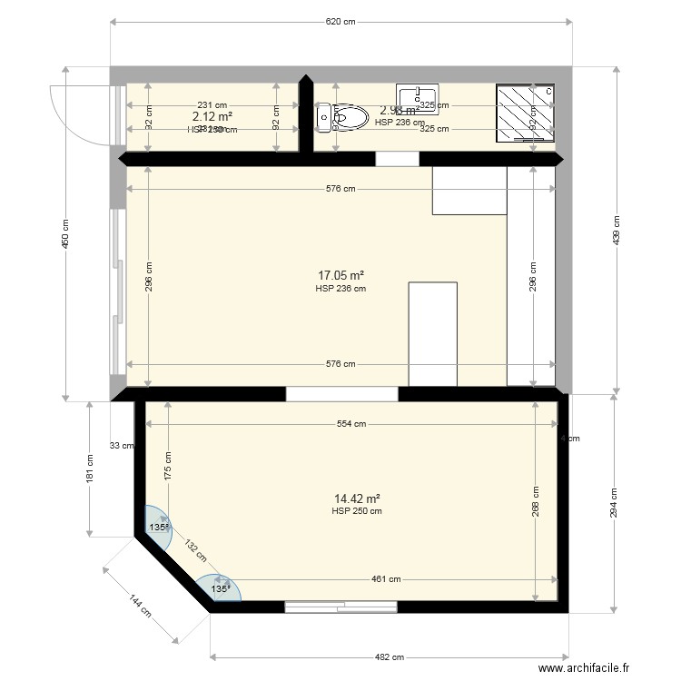 plan actuel penthievre partiot . Plan de 0 pièce et 0 m2