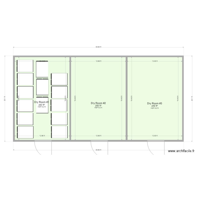 Puerta. Plan de 0 pièce et 0 m2