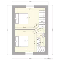 F3 rdc cote garage etage