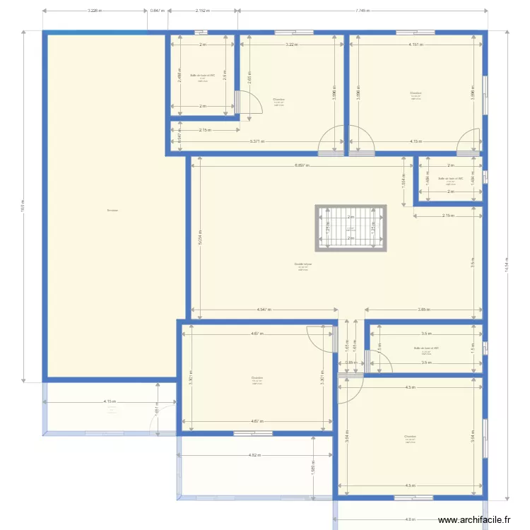 Duplex 1 Maman Ferdy. Plan de 