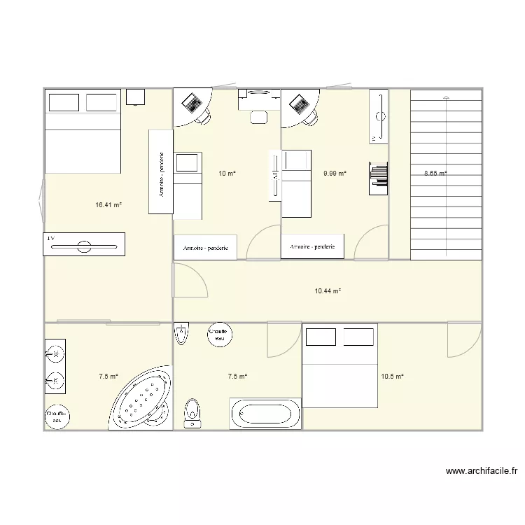 maison kiki 2. Plan de 