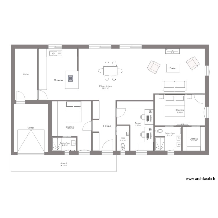 Maison 10 v1. Plan de 0 pièce et 0 m2