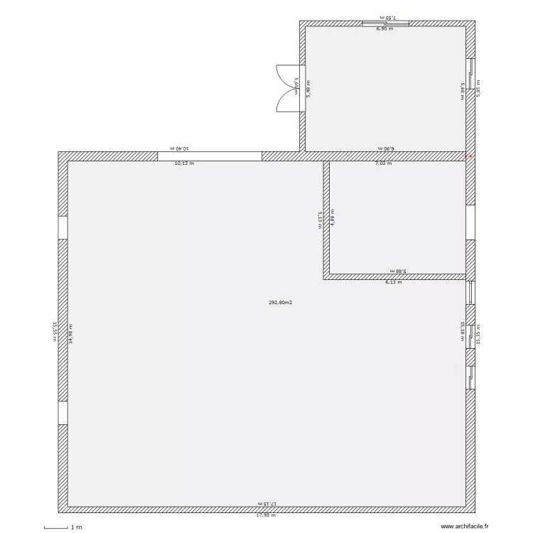 entrepot&eacute;tage. Plan de 