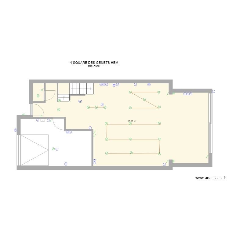 rdc hem elec. Plan de 0 pièce et 0 m2