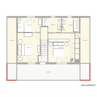 Plan chalet &eacute;tage M Isoz