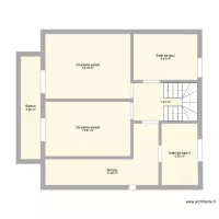 Plan 2 eme sans meuble