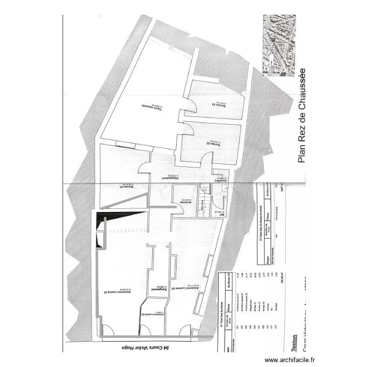 AGEN vierge. Plan de 