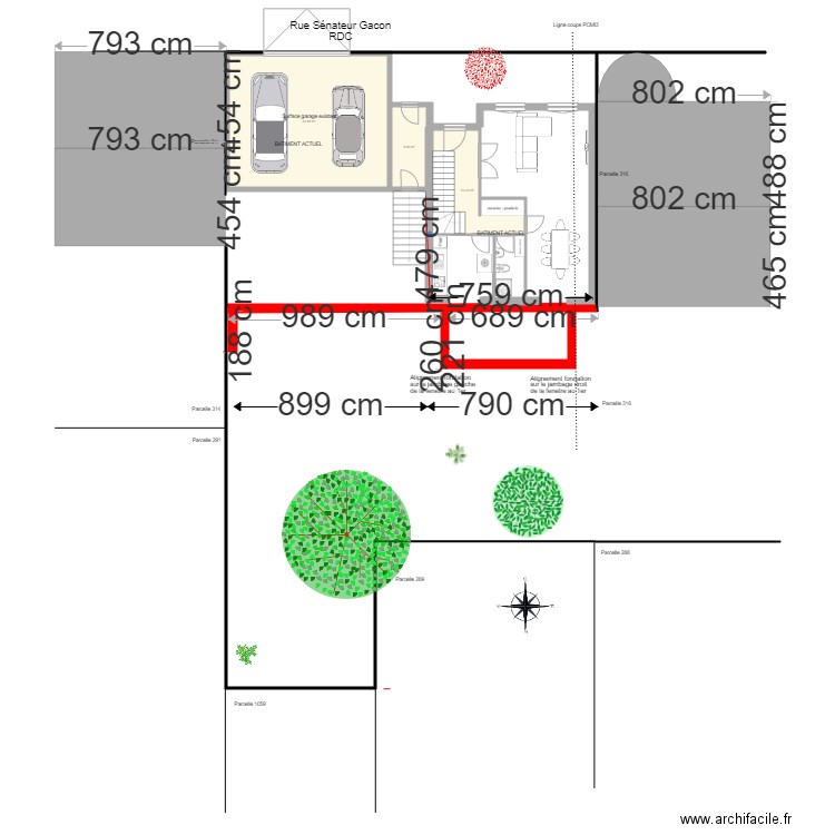 PLAN FONDATION. Plan de 0 pièce et 0 m2